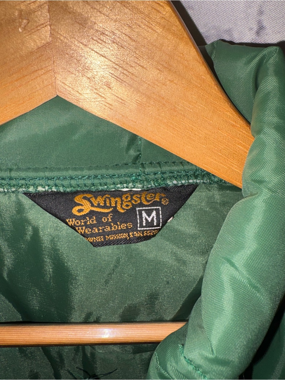 Dekalb Agricultural Swingster Satin Puffer Jacket Puffy Coat Vintage Retro Farm - Picture 2 of 16